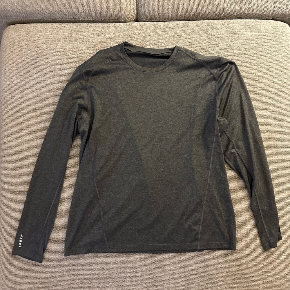 OGIO Gray Long Sleeve Tee Athletic Style